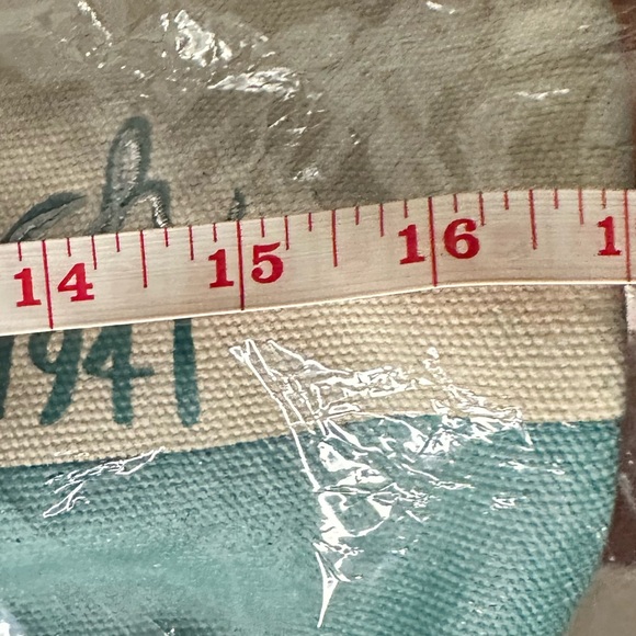 Vintage COACH project bag - Underwater themed Tote - teal interior - TLC bag - Picture 8 of 15